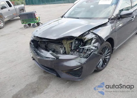 2022 Acura Ilx Premium A-Spec Packages/Technology A-Spec Packages from USA, damaged, VIN 19UDE2F87NA001709